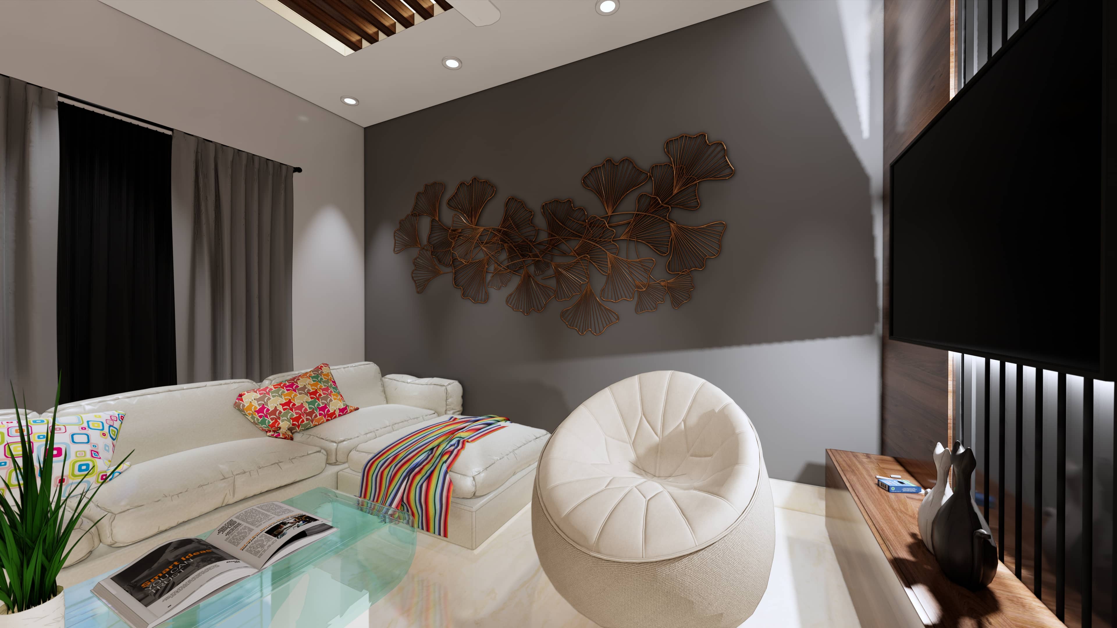 Royal interior designs for living area