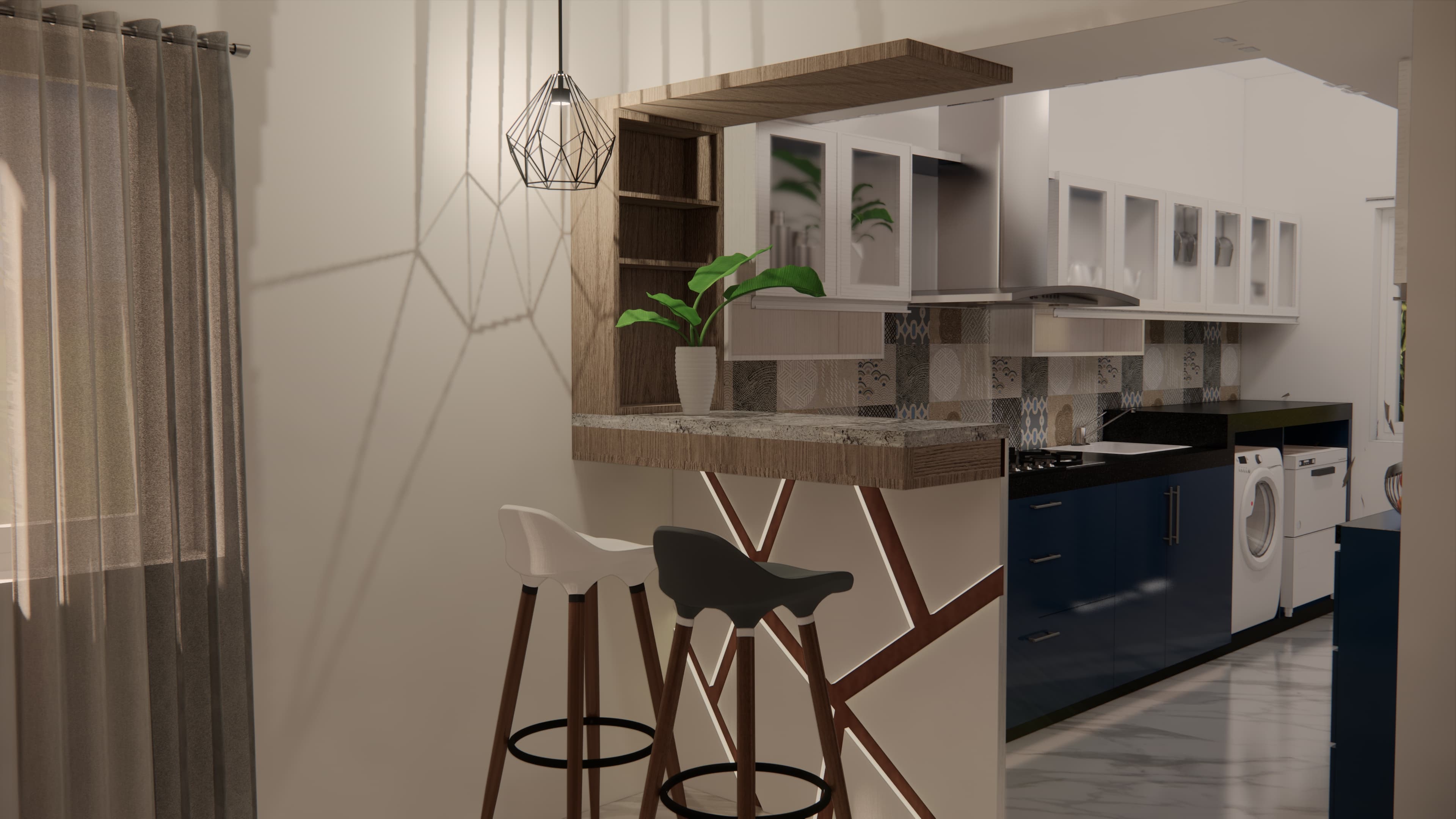 Modular kitchen interios